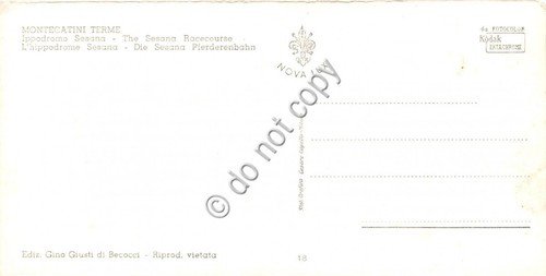 Cartolina Montecatini Terme Ippodromo Sesana