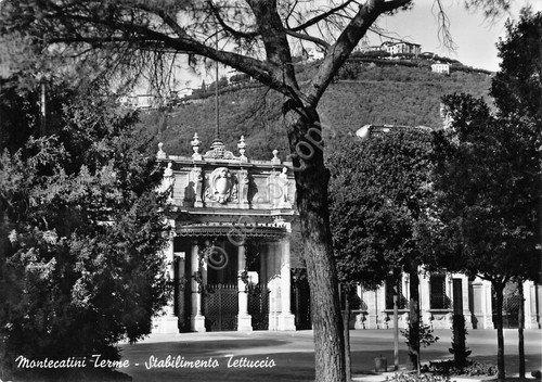 Cartolina Montecatini Terme Stabilimento Tettuccio 1963 | Immagine principale
