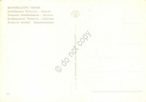 Cartolina Montecatini Terme Stabilimento Tettuccio interno (Pistoia) | Immagine Gallery 2