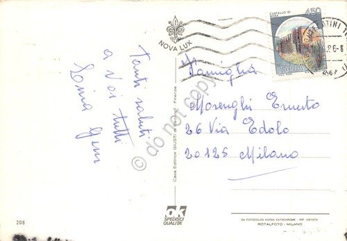 Cartolina Montecatini Terme vedute varie Brionvega 1986 (Lucca) | Immagine Gallery 2