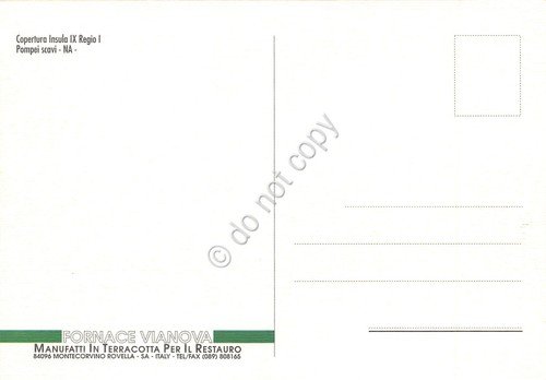 Cartolina Montecorvino Rovella Fornace Vianova copertura Insula IX Regio I … | Immagine Gallery 2