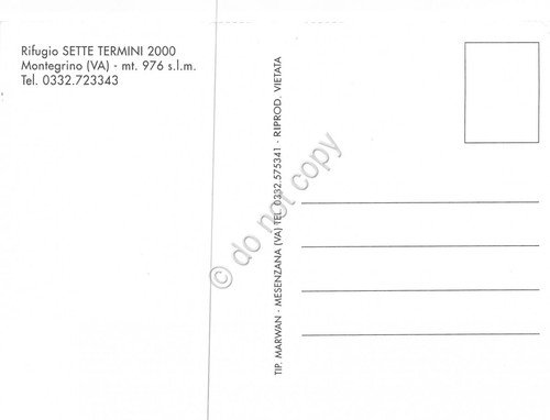 Cartolina Montegrino Rifugio Sette Termini 2000 vedute | Immagine Gallery 2
