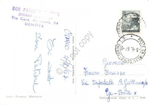 Cartolina Montemale Castello spartiacque Valle Maira e Valle Grana 1967 …