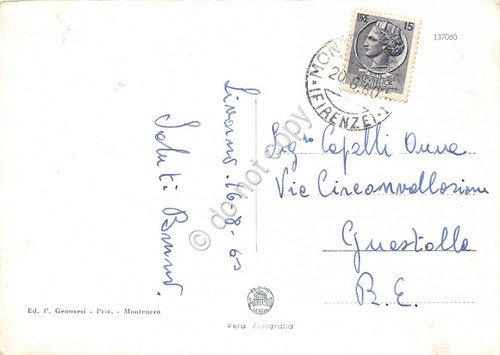 Cartolina Montenero 5 vedute (Livorno) | Immagine Gallery 2