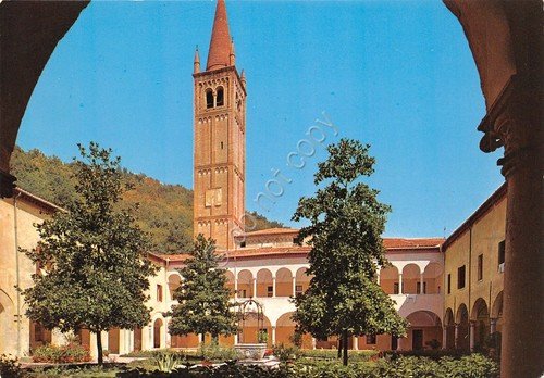 Cartolina Monteortone Abazia Chiostro | Immagine principale