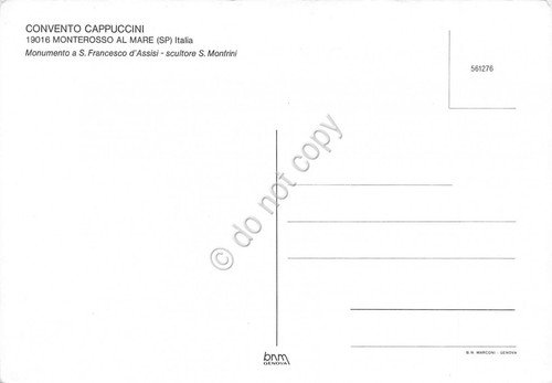 Cartolina Monterosso al Mare Convento Cappuccini 2 Vedute (La Spezia)
