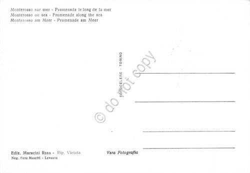 Cartolina Monterosso al mare passeggiata lungomare | Immagine Gallery 2