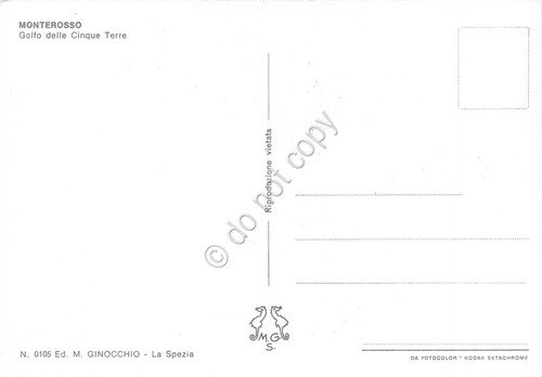 Cartolina Monterosso vedute varie spiaggia pescatori (La Spezia)