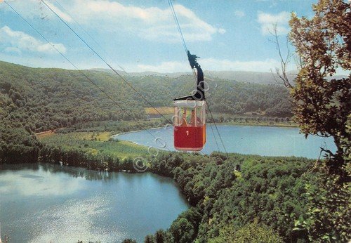 Cartolina Monticchio Funivia Monticchio Laghi Monte Vulture 1976 (Potenza) | Immagine principale