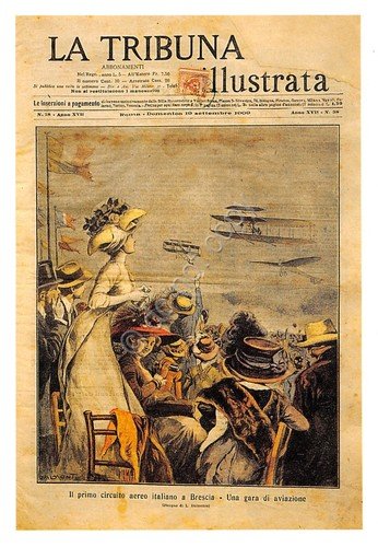 Cartolina Montichiari Festival dei motori 1995 circuito aereo del 1909 …