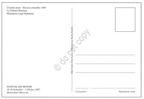 Cartolina Montichiari Festival dei motori 1995 circuito aereo del 1909 … | Immagine Gallery 2
