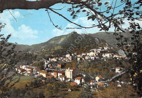 Cartolina Montoggio panorama 1964