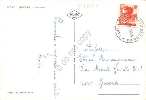 Cartolina Montù Beccaria Panorama 1968 | Immagine Gallery 2