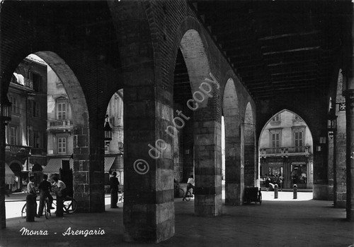 Cartolina Monza Arengario timbro a targhetta Aiuti d'America pane e … | Immagine Gallery 2