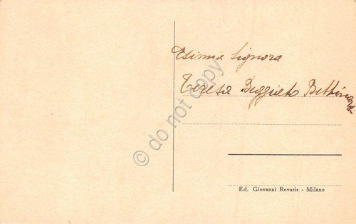 Cartolina Monza Duomo facciata (Milano)