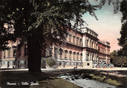 Cartolina Monza Villa Reale 1959 (Milano)