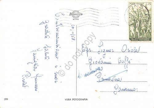 Cartolina Monza Villa Reale da aereo 1958 (Milano) | Immagine Gallery 2