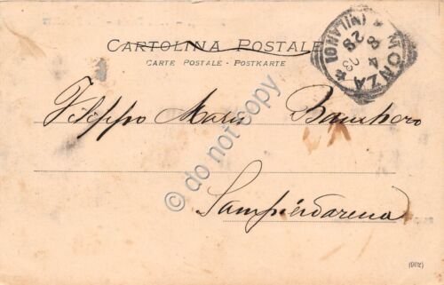 Cartolina Monza Villa Reale Facciata