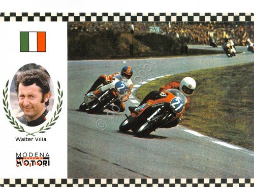 Cartolina Motociclismo Walter Villa Modena 2003 | Immagine principale
