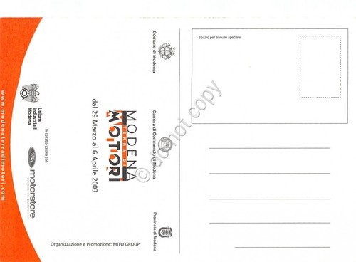 Cartolina Motociclismo Walter Villa Modena 2003 | Immagine Gallery 2