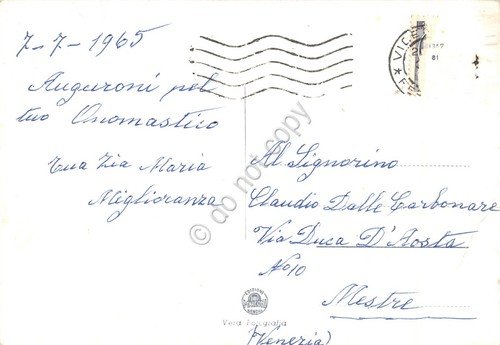 Cartolina Motta di Livenza Santuario Madonna dei Miracoli colorata 1965 | Immagine Gallery 2