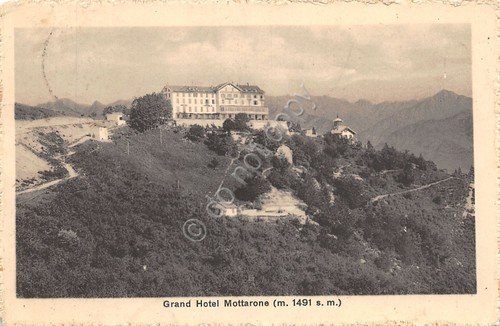 Cartolina Mottarone Grand Hotel Mottarone 1914