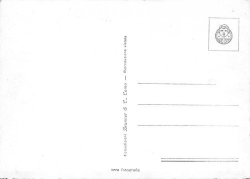 Cartolina Mottarone Vetta animata Crocifisso Ed. Brunner