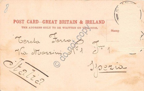 Cartolina Mumbles Fort Road 1901