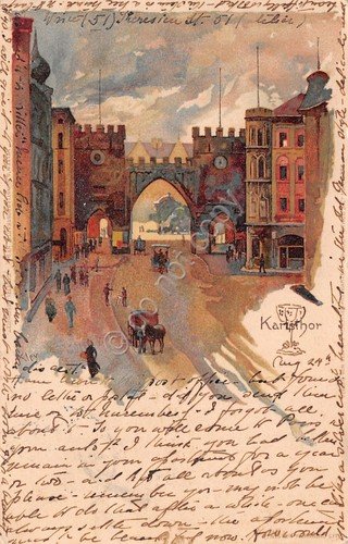 Cartolina Munchen Karlstor 1903 | Immagine principale