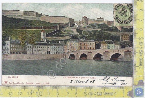 Cartolina Namur - Cittadelle et Pont de Jambes - Vg …