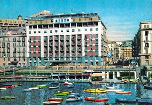 Cartolina Napoli Hotel Vesuvio Ristoranti 1961
