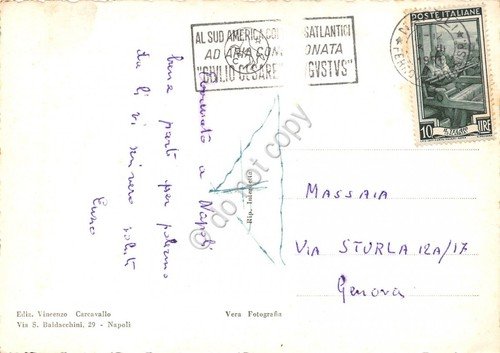 Cartolina Napoli Marechiaro La finestrella anni '60