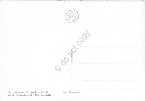 Cartolina Napoli Maschio Angioino e Stazione Marittima NVG | Immagine Gallery 2