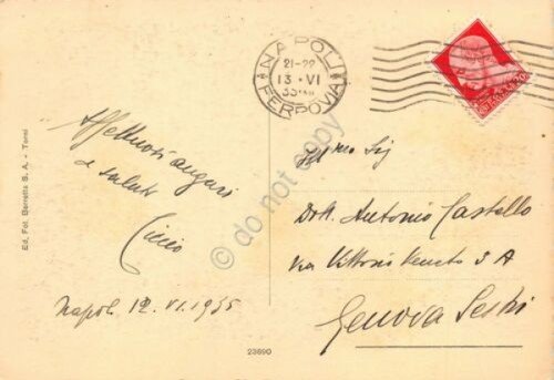 Cartolina Napoli Panorama 1935 | Immagine Gallery 2