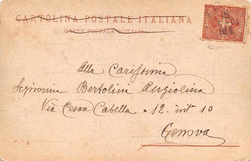 Cartolina Napoli Panorama da Corso V. Emanuele 1901 | Immagine Gallery 2