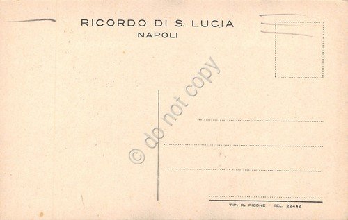 Cartolina Napoli Parrocchia S. Lucia immagine di Santa Lucia | Immagine Gallery 2
