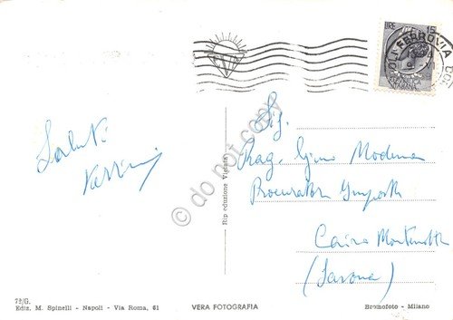 Cartolina Napoli Piccolo porto di Mergellina 1959 | Immagine Gallery 2