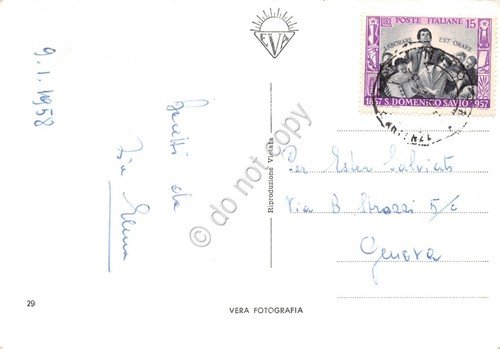 Cartolina Napoli Riviera di Chiaia e Villa Comunale 1958 | Immagine Gallery 2