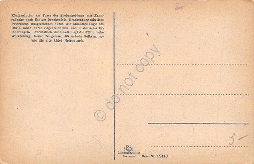 Cartolina Nave Barca Konigswinter und Siebengebirge illustrata | Immagine Gallery 2