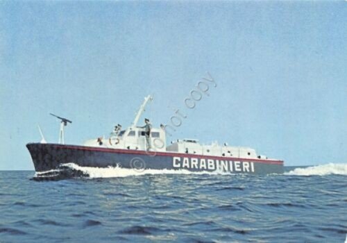 Cartolina Nave Carabinieri Servizio Navale dell'Arma dei Carabinieri
