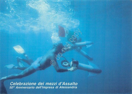 Cartolina Nave Celebrazione dei Mezzi di Assalto Impresa di Alessandria … | Immagine principale