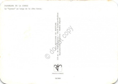 Cartolina Nave Cyrnos Corsica | Immagine Gallery 2