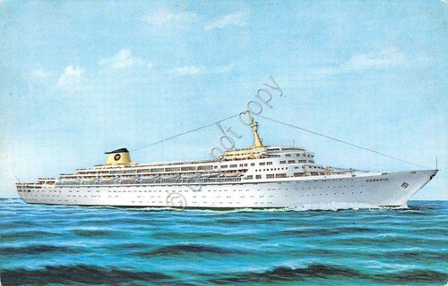 Cartolina Nave da crociera Oceanic Home lines