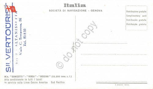 Cartolina Nave Donizetti Italia Navigazione | Immagine Gallery 2