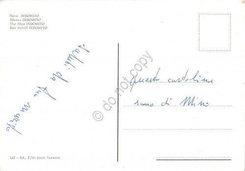 Cartolina Nave Indomito | Immagine Gallery 2