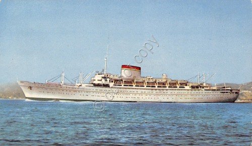 Cartolina Nave Mn Augustus Mn Giulio Cesare Italia Società di … | Immagine principale