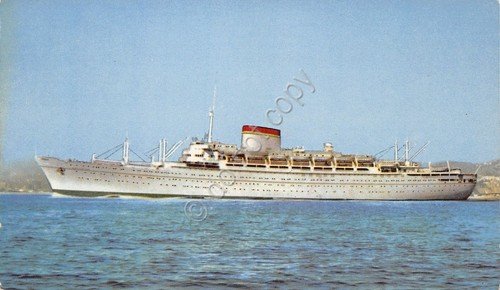 Cartolina Nave Mn Augustus Mn Giulio Cesare Italia Società di …