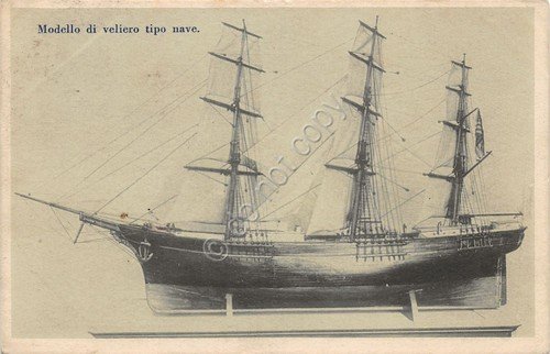 Cartolina Nave Modello di Veliero tipo nave Museo Navale Didattico … | Immagine principale