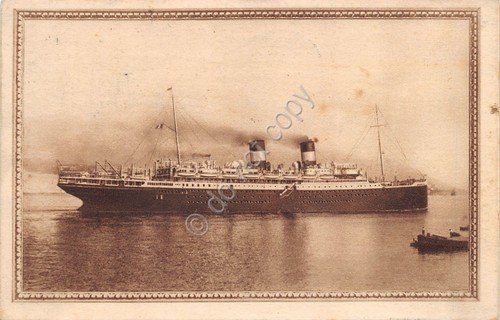 Cartolina Nave Roma Nord America Axpress Timbro targhetta Torino esposizione … | Immagine principale