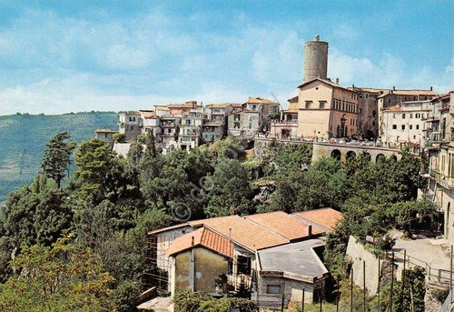 Cartolina Nemi Panorama case anni '70